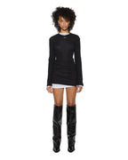 WOMENS CRAWFORD LS MINI DRESS BLACK DRESSES