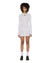 WOMENS  CRAWFORD LS MINI DRESS WHITE FITTED DRESSES