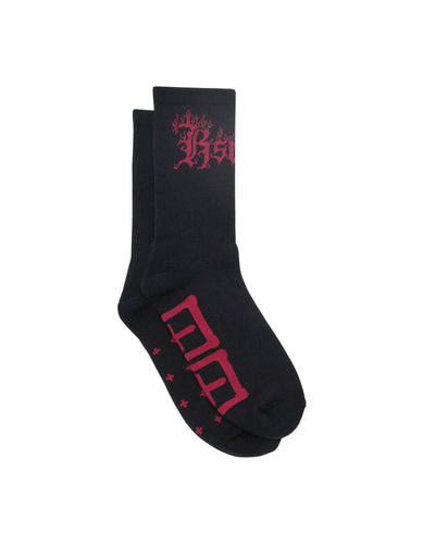 FUEGO KSOCKS BLACK RED