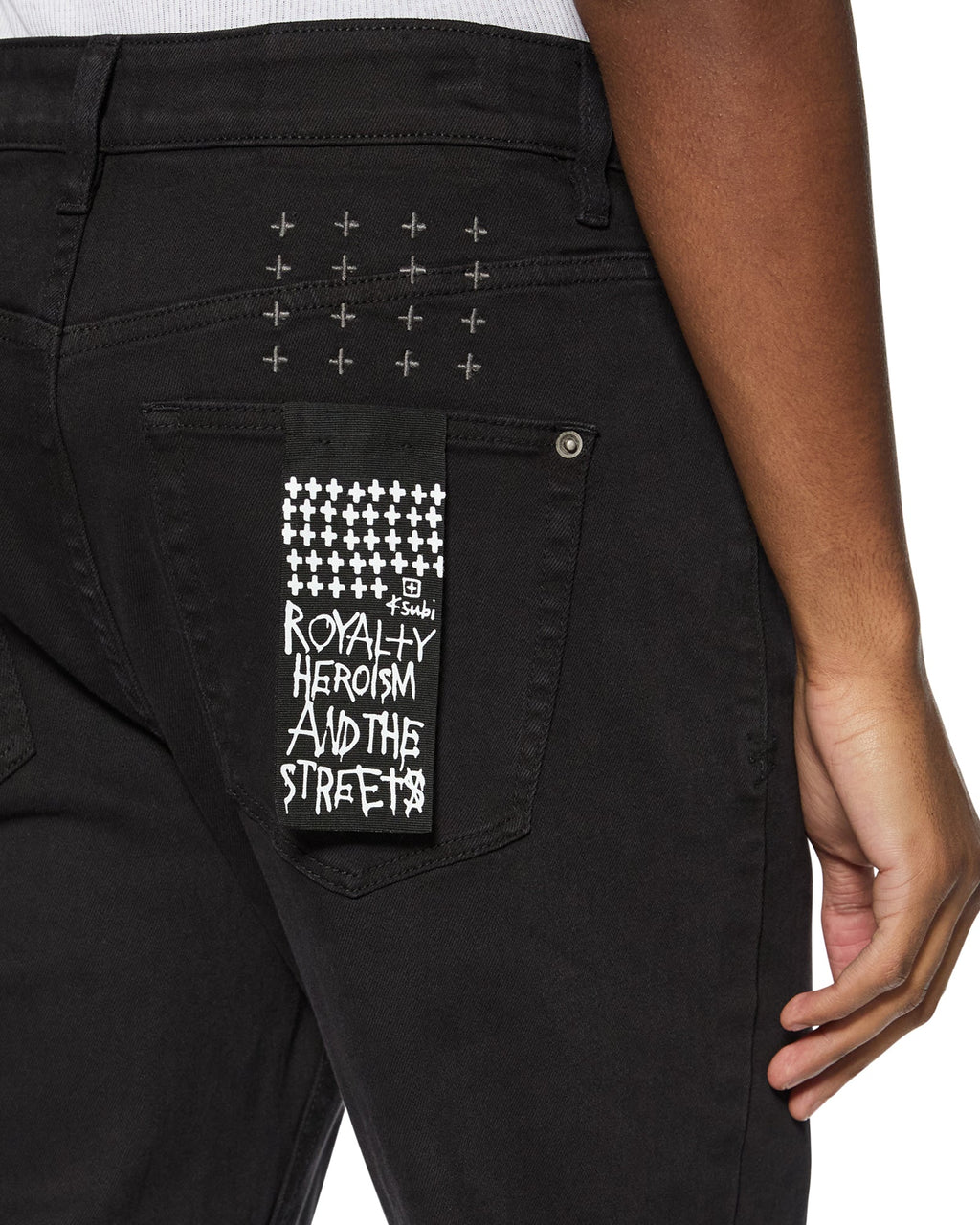 MENS HAZLOW GHOSTED DENIM JEANS