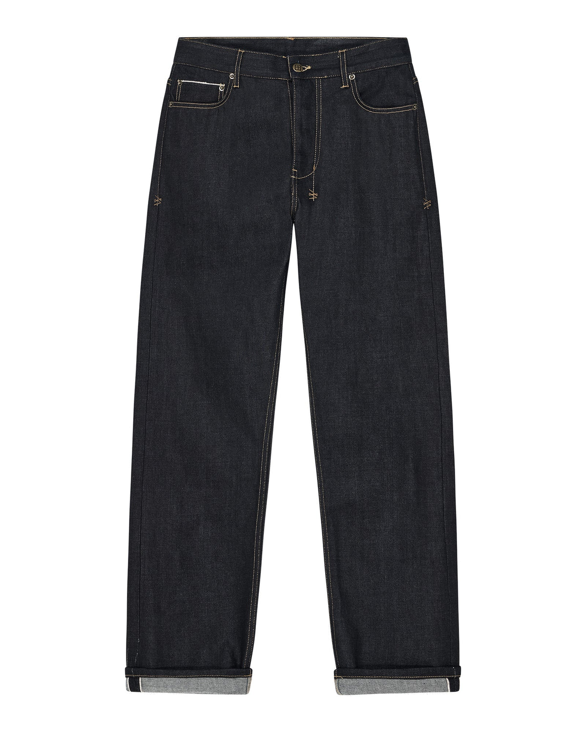 MENS HAZLOW SELVEDGE RAW DENIM JEANS
