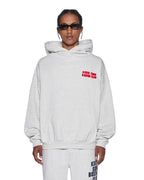 Mens Club Ekcess Hoodie Snow Marle Oversized Fleece - Grey