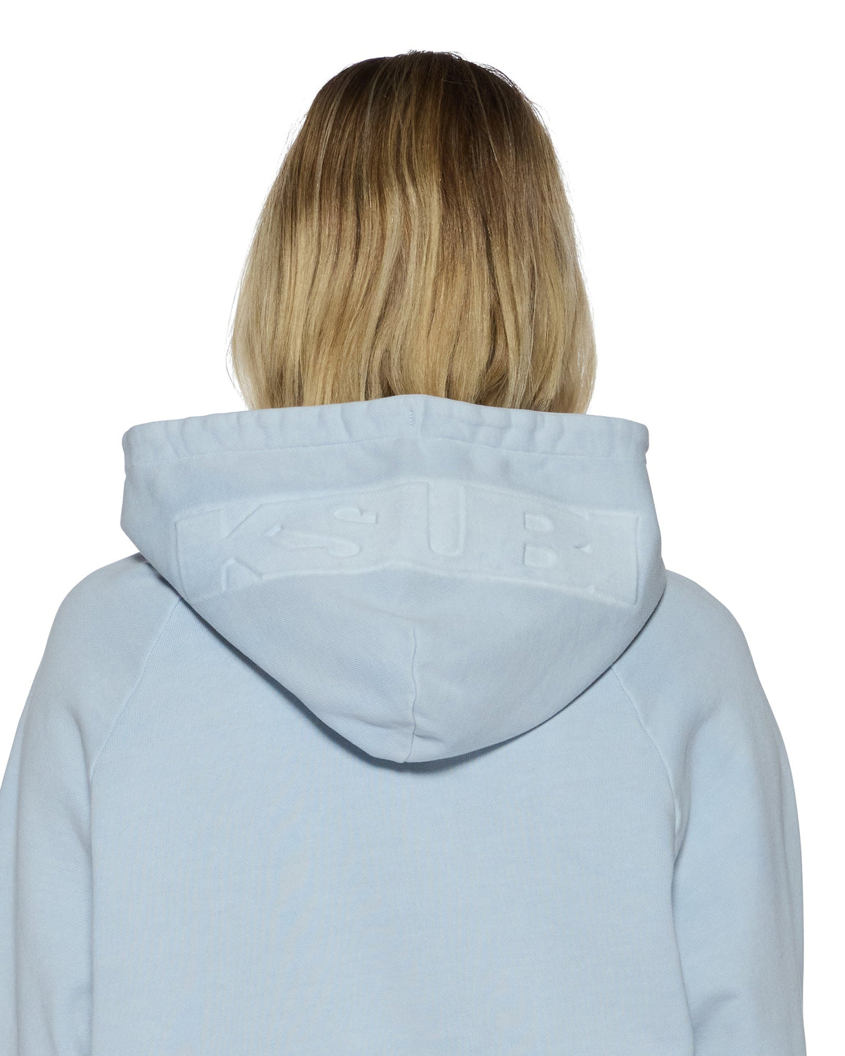 Womens Origin Hoodie Ice Mist Oversized Fleece - Blue