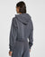 SOTT ZIP THROUGH HOODIE CHARCO