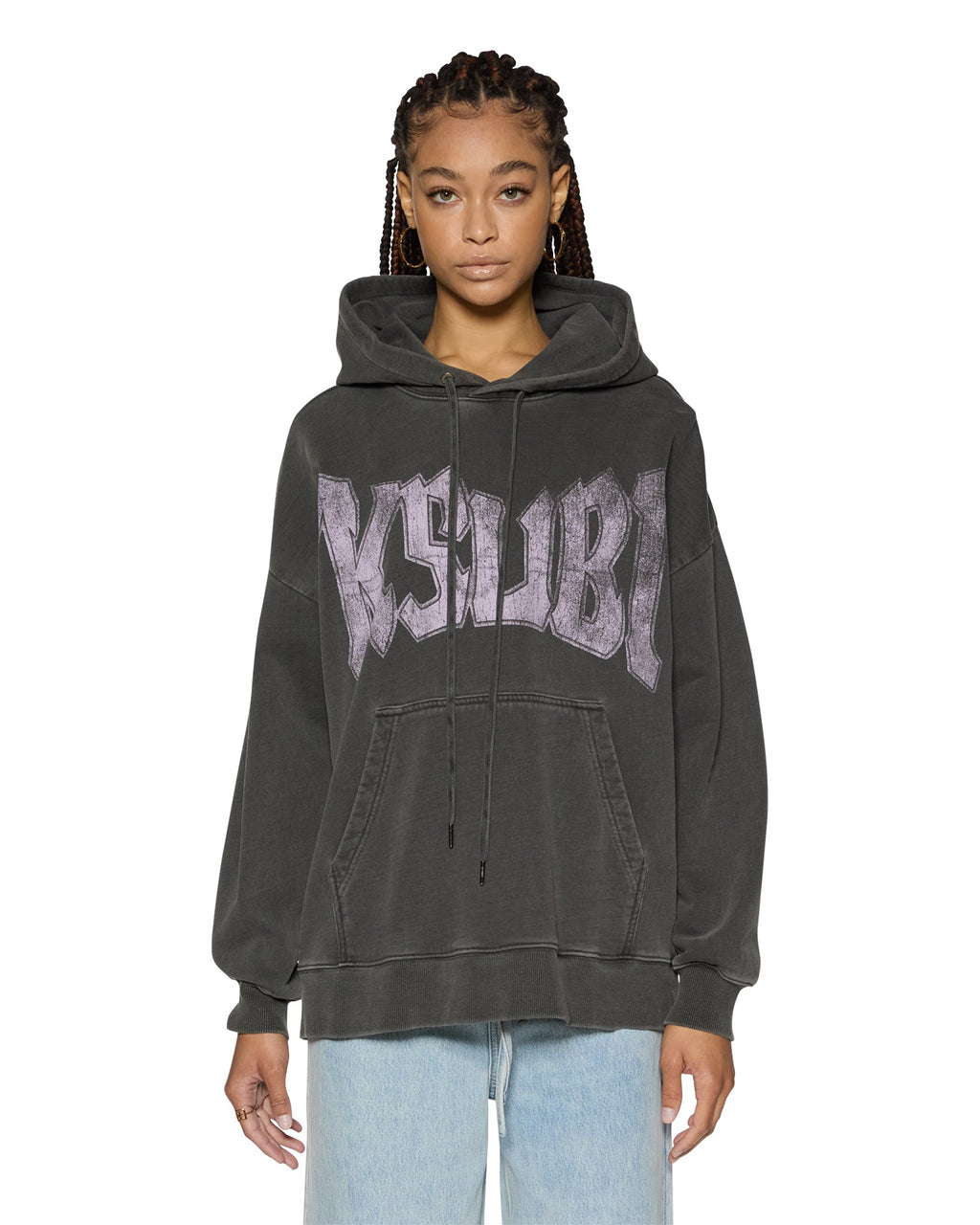 WOMENS WORLD TOUR OH G HOODIE CHARCOAL FLEECE
