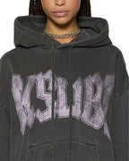 WOMENS WORLD TOUR OH G HOODIE CHARCOAL FLEECE
