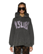WOMENS WORLD TOUR OH G HOODIE CHARCOAL FLEECE