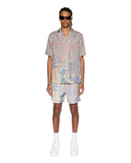 Mens Ikon Mania Boardshort Multi Regular Walkshorts - Multi Colour