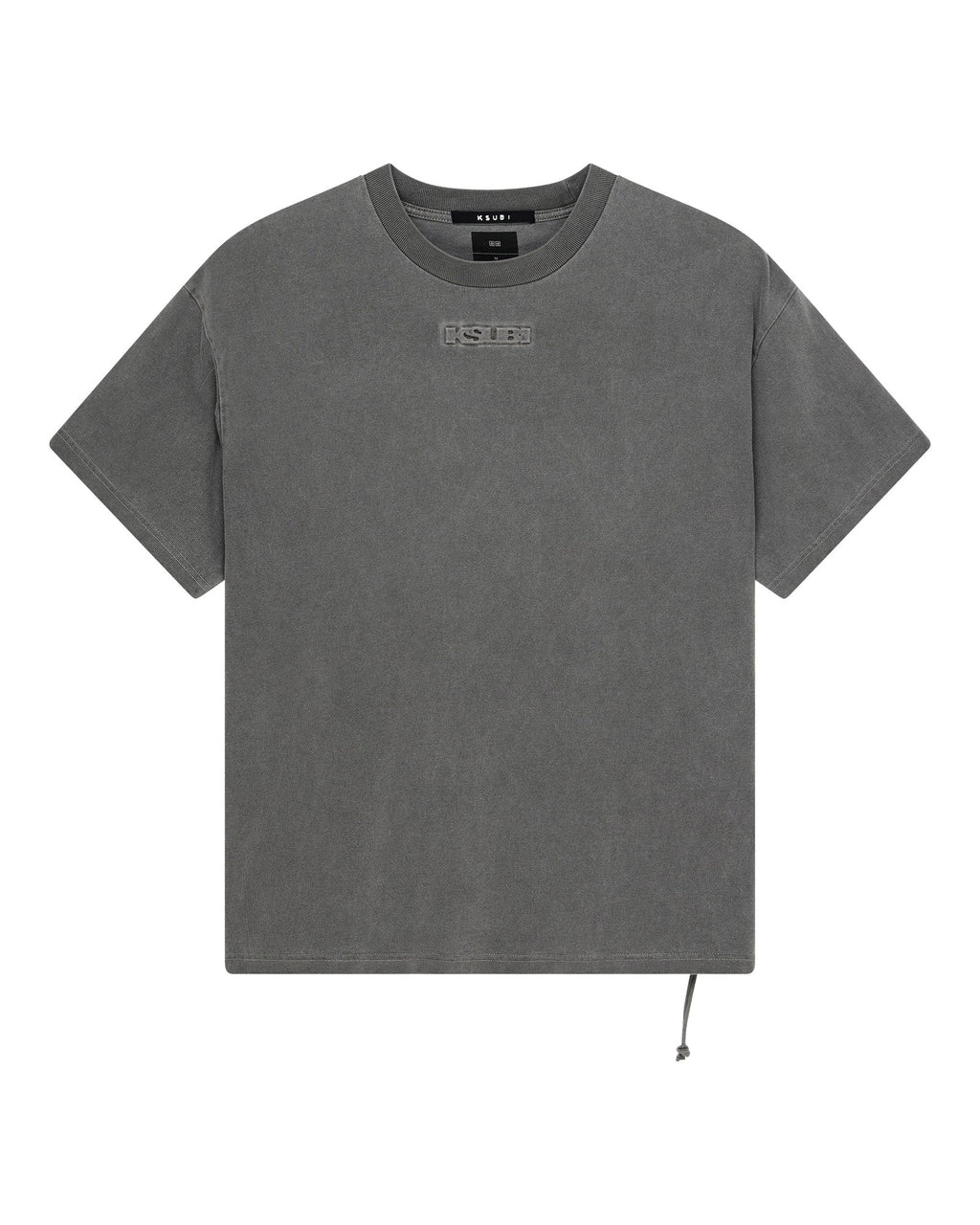 Mens Intruder Ekcess Ss Tee Charcoal Oversized Tees - Grey