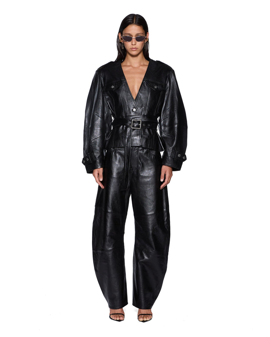 WOMENS BARREL PANT BLACK PANTS