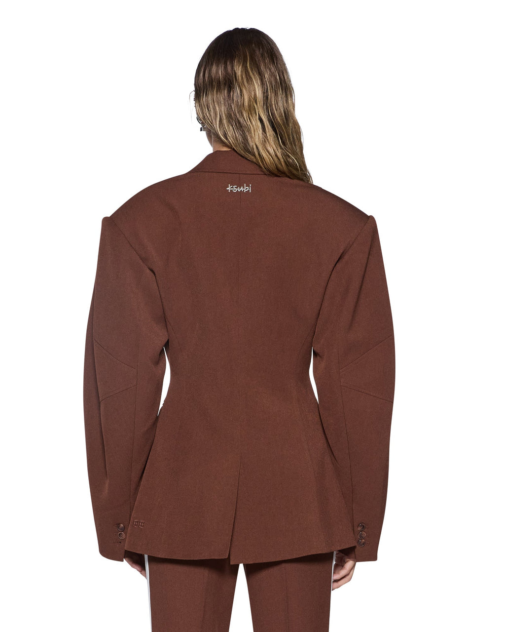 WOMENS DARE CINCHED BLAZER CHOCOLATE JACKETS