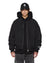 MENS  INTRUDER BOMBER JACKET BLACK OVERSIZED JACKETS