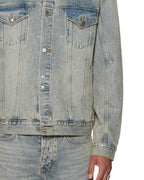 Mens Oh G Jacket Stagelight Metalik Oversized Jackets - Denim