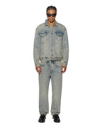 Mens Oh G Jacket Stagelight Metalik Oversized Jackets - Denim