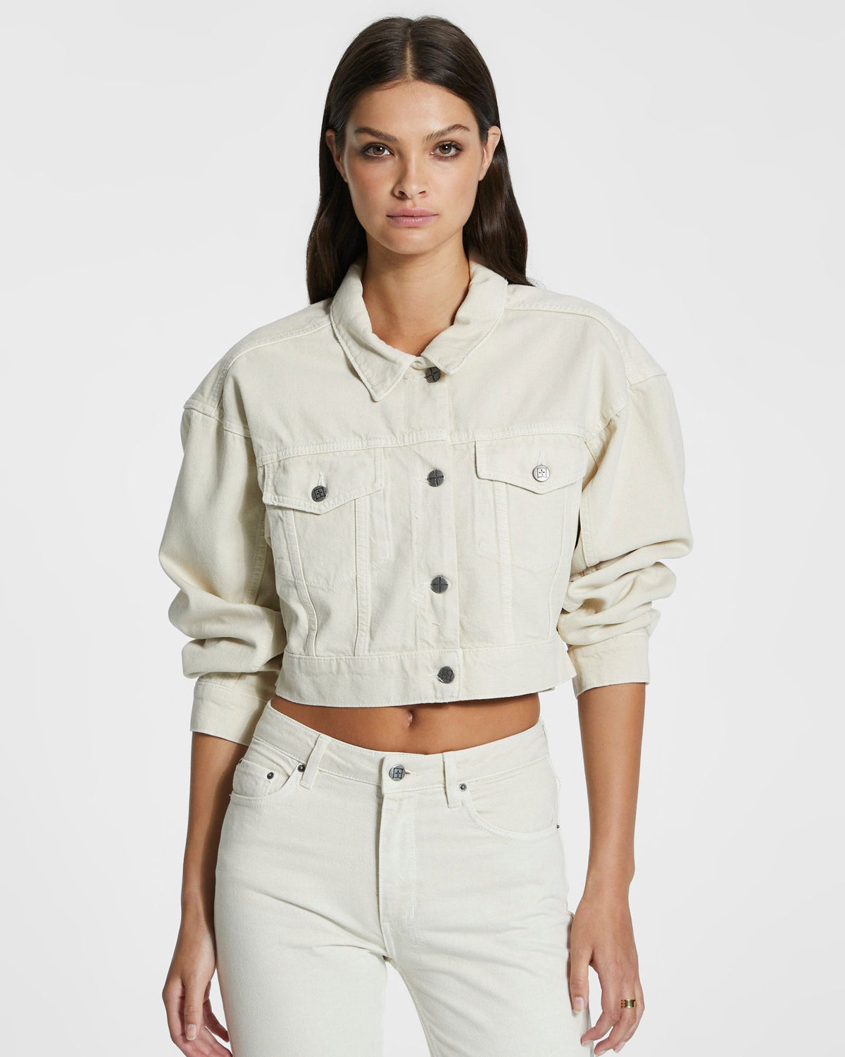 Womens Billie Jacket Mallow Oversized Jackets - Beige