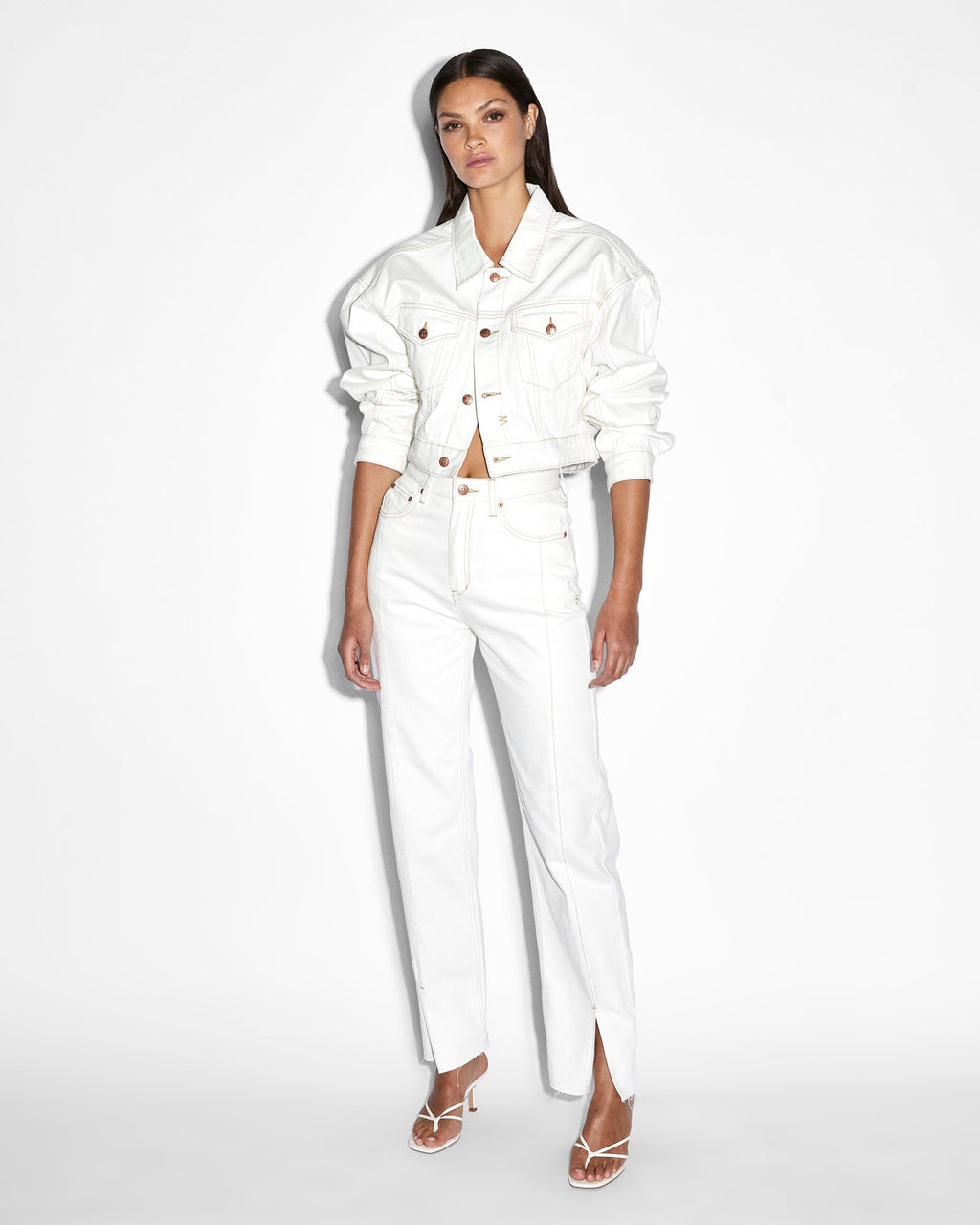 Womens Billie Jacket Sugar Rush Oversized Jackets - White