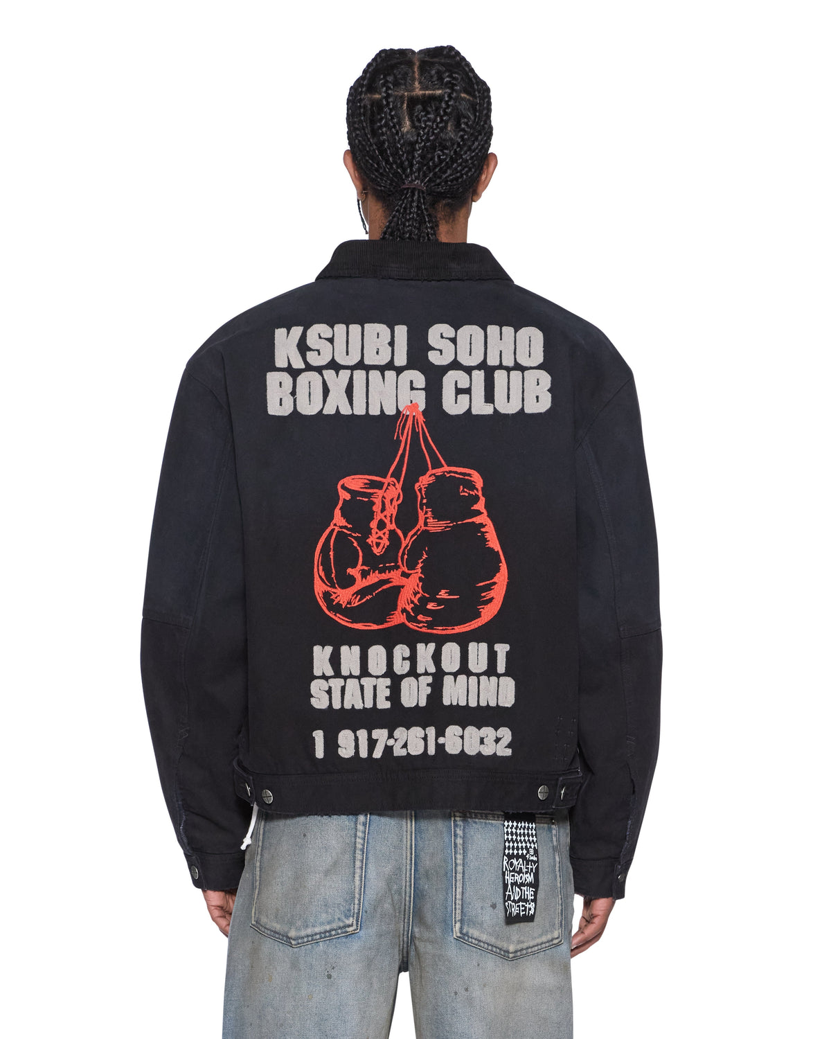 Mens Club Greenwich Jacket Black Relaxed Jackets - Black