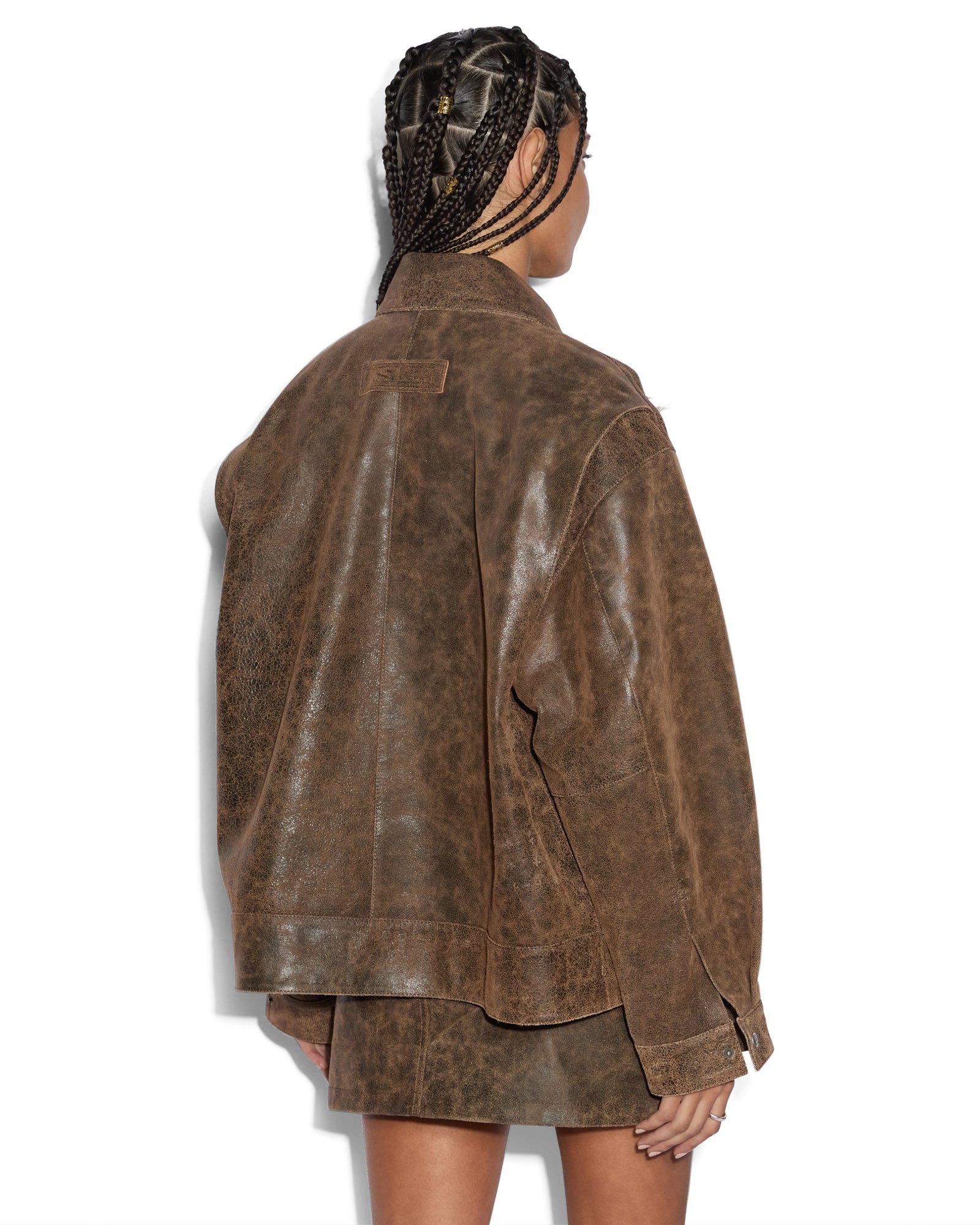 WOMENS  CREED JACKET WEATHERED OVERSIZED JACKETS