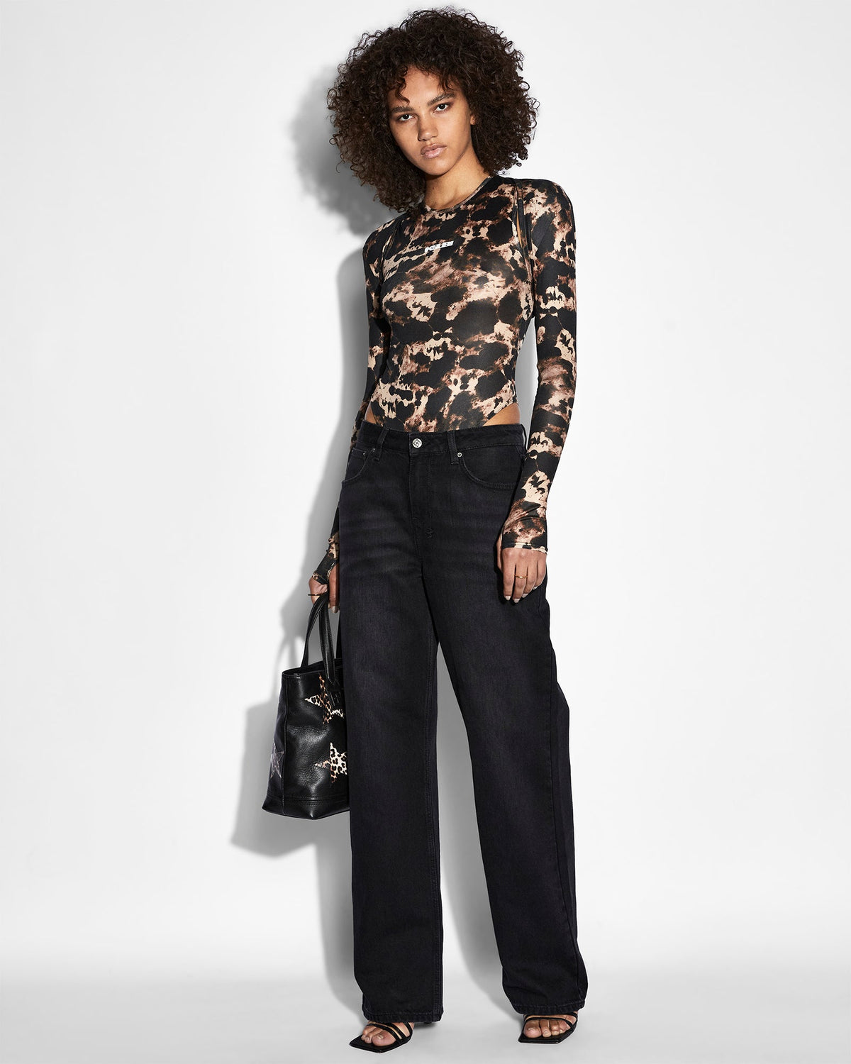 Womens Khaos Bolero Fitted Fashion Tops - Multi Colour