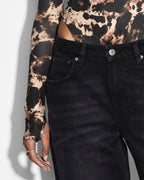 Womens Khaos Bolero Fitted Fashion Tops - Multi Colour
