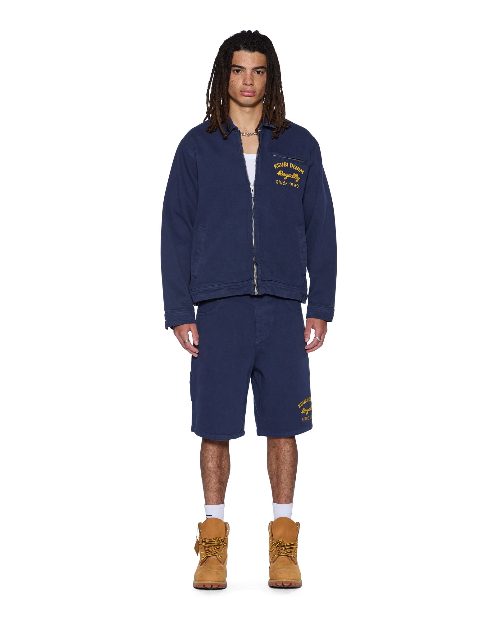 MENS  MAXX SHORT MECHANIK INK BLUE RELAXED WALKSHORTS