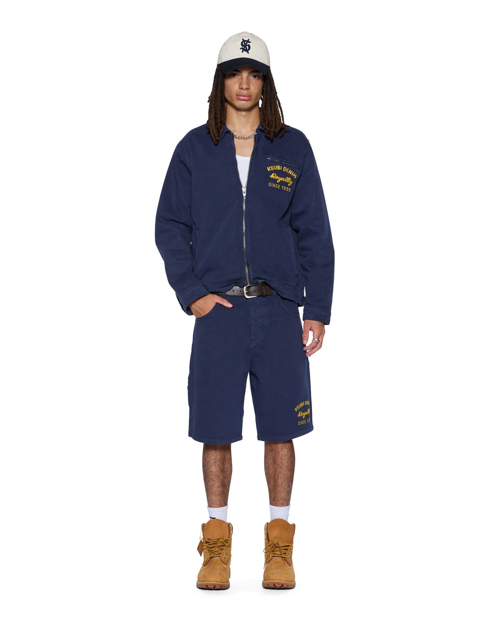 MENS MECHANIK CHAINSTITCH JACKET INK BLUE JACKETS