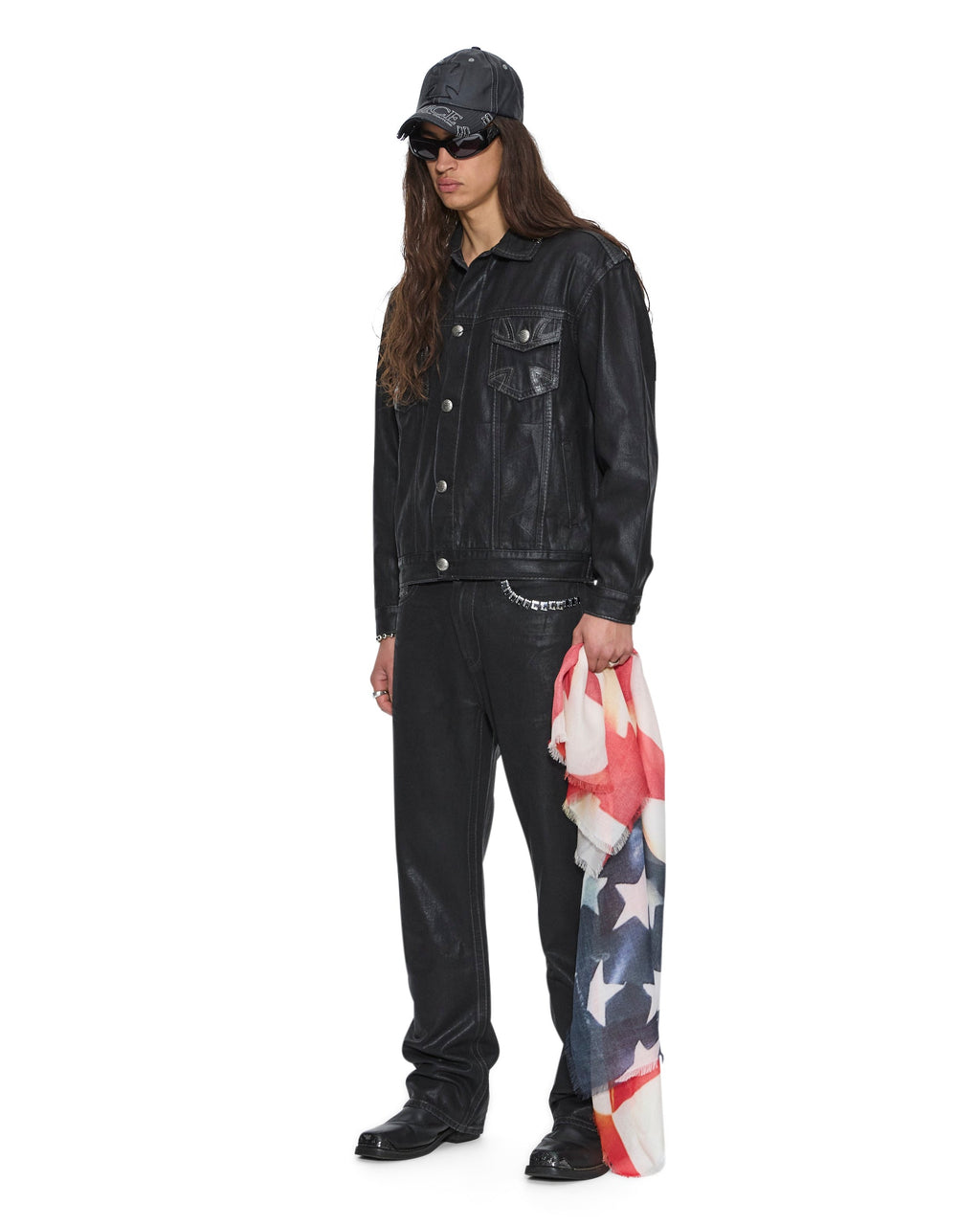MENS KSUBI X ALICE HOLLYWOOD OH G JACKET BLACK WAX JACKETS