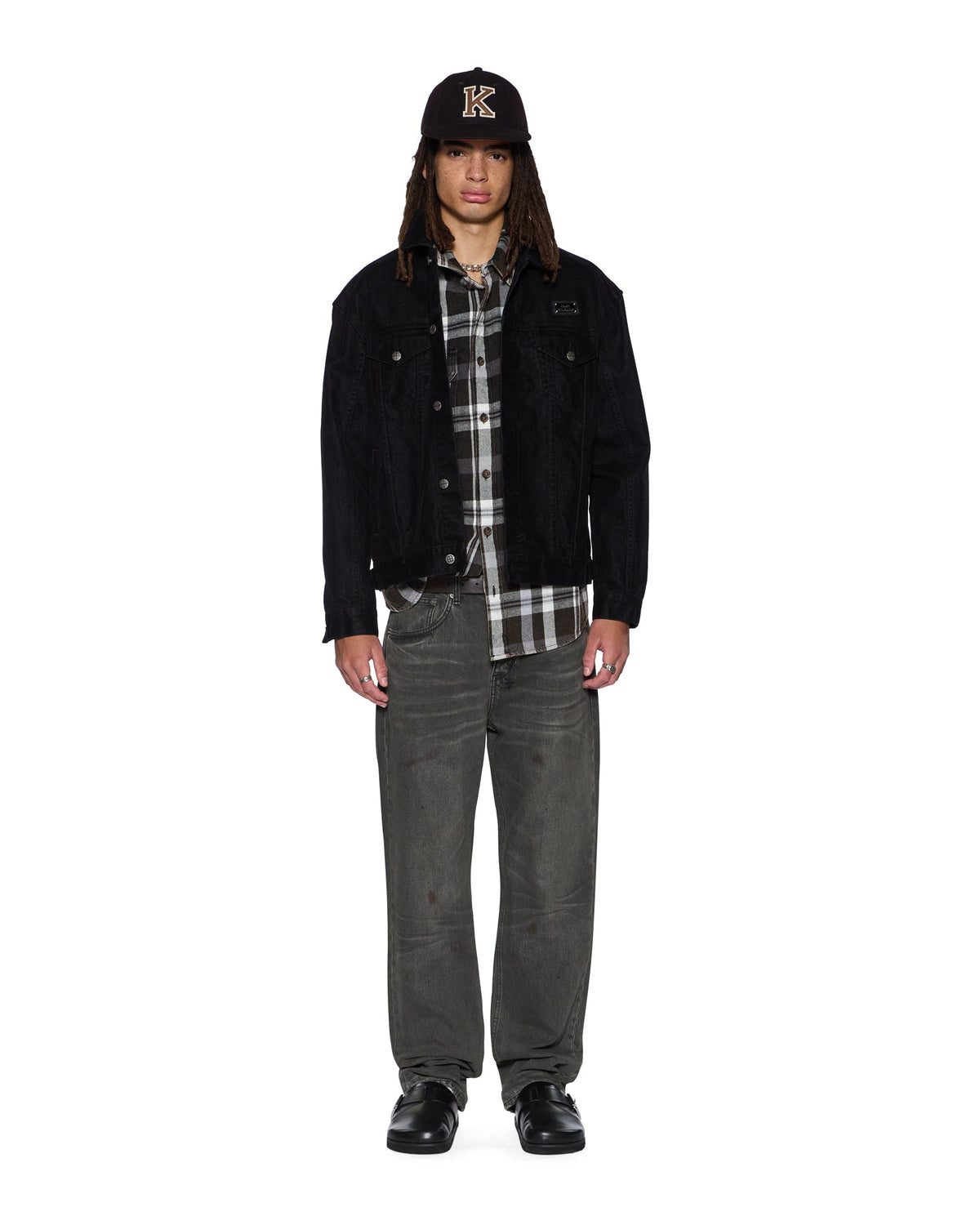MENS OH G JACKET FLOCKED BLACK JACKETS