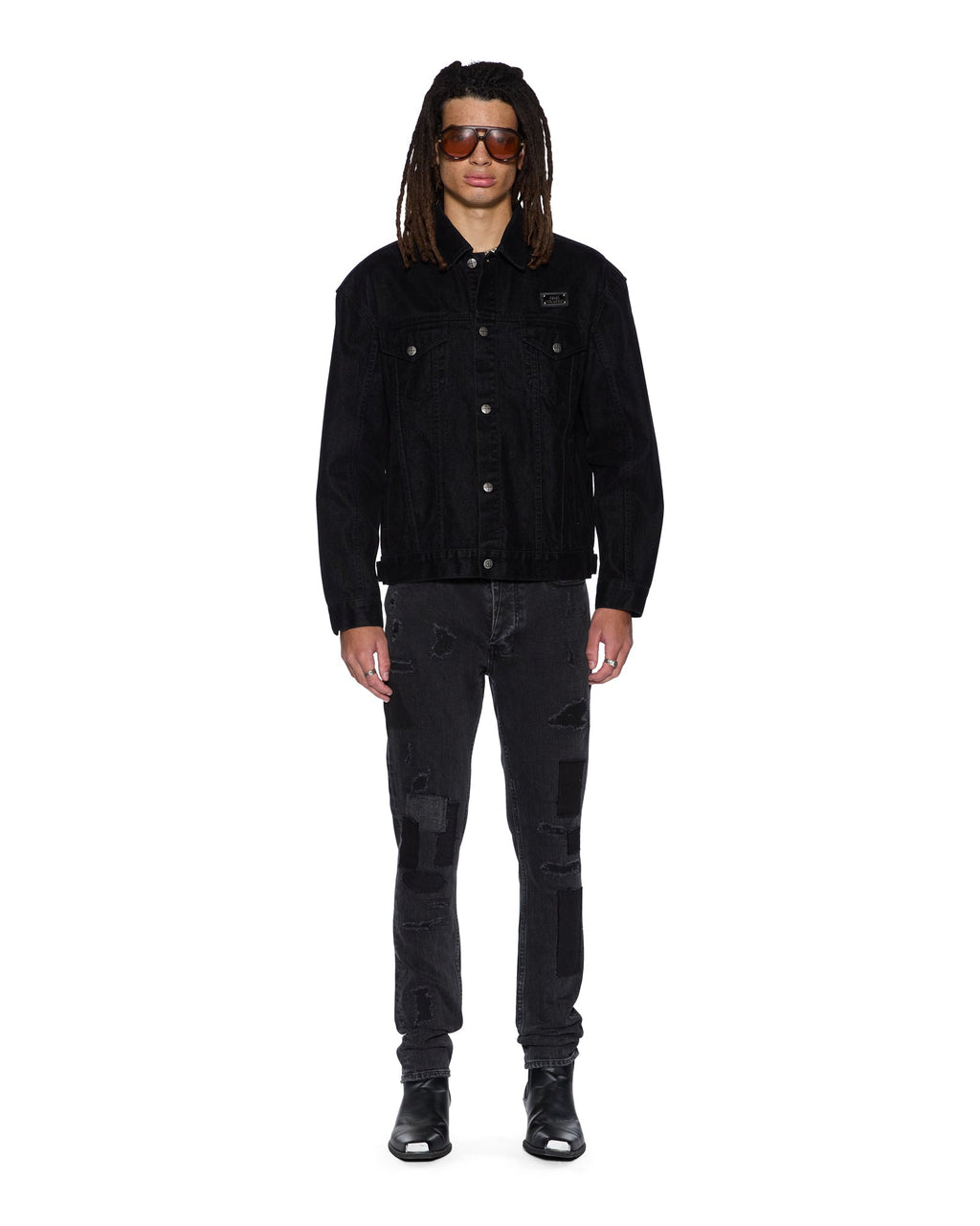 MENS OH G JACKET FLOCKED BLACK JACKETS