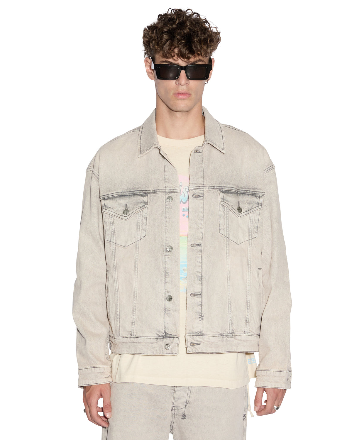 Mens Oh G Jacket Pluto Oversized Jackets - Grey