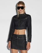 WOMENS PARADIGM CROP JACKET MIDNIGHT JACKETS