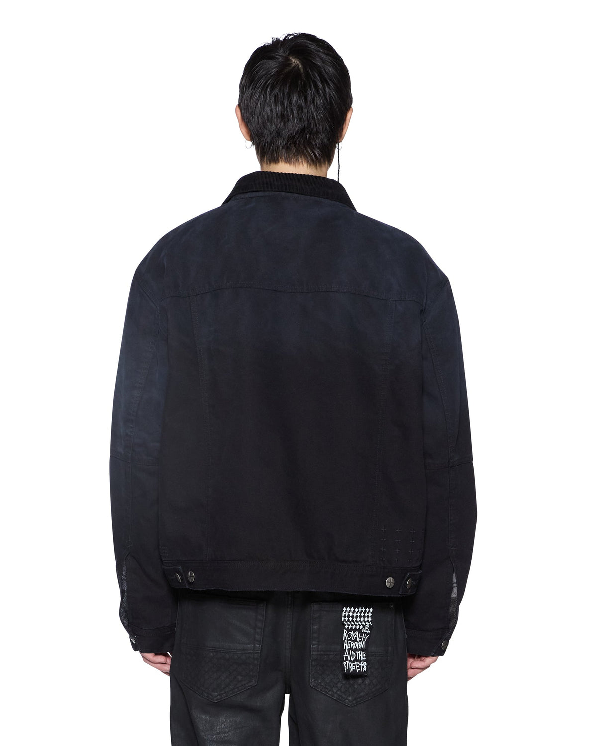 MENS PLATED GREENWICH JACKET BLACK JACKETS
