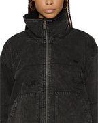 WOMENS REVERSIBLE PUFFER JACKET NOIR KRAFTWERK/BLACK JACKETS
