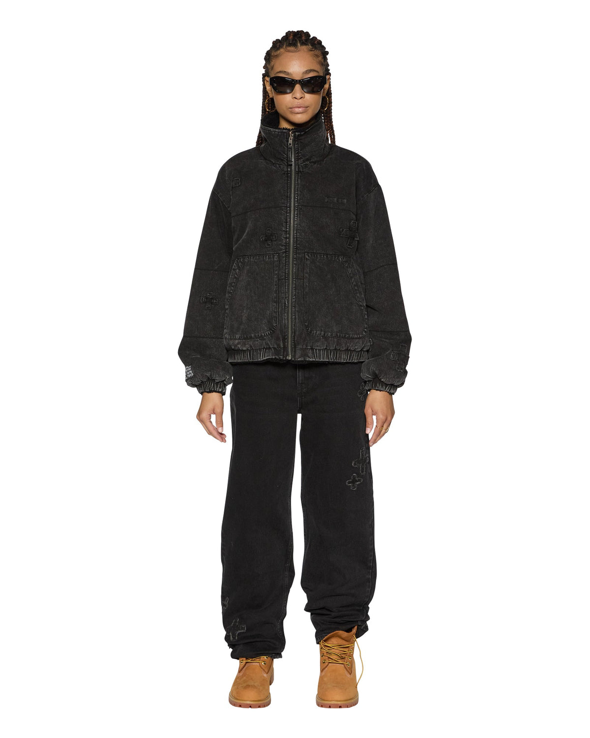 WOMENS REVERSIBLE PUFFER JACKET NOIR KRAFTWERK/BLACK JACKETS