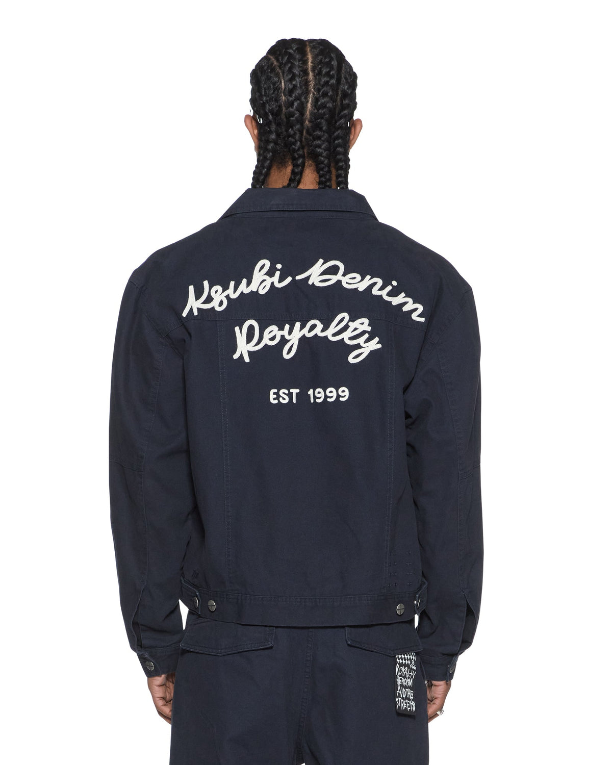 MENS ROYALTY MECHANIC JACKET NAVY JACKETS
