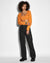 WOMENS  TECHNO SHRUG SATSUMA OVERSIZED KNITWEAR