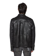Mens Stinger Biker Moto Shell Regular Jackets - Black