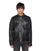 Mens Stinger Biker Moto Shell Regular Jackets - Black