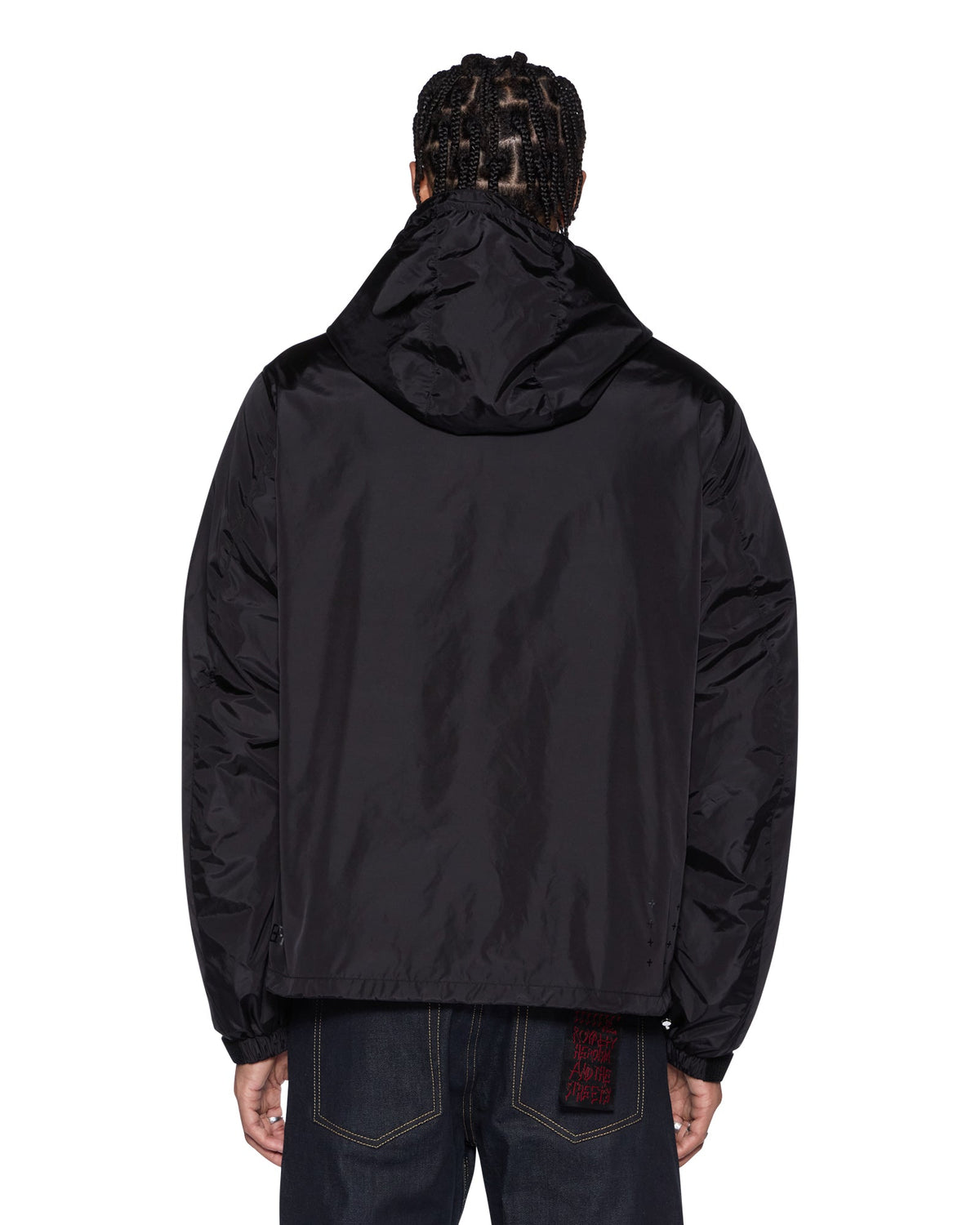 MENS TEK NYLON JACKET BLACK JACKETS
