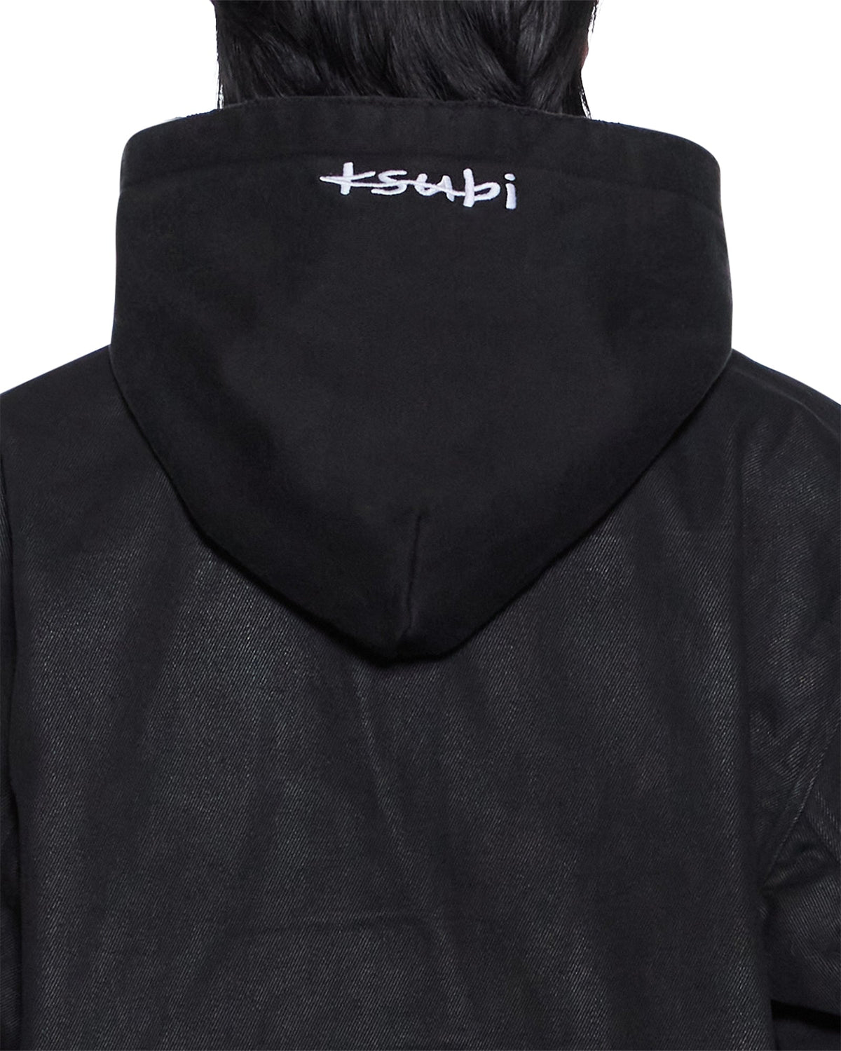 SIN CITY PLATED WAXED JACKET BLACK