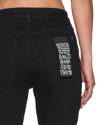 Womens Soho Jet Black Bootcut Denim Jeans - Black