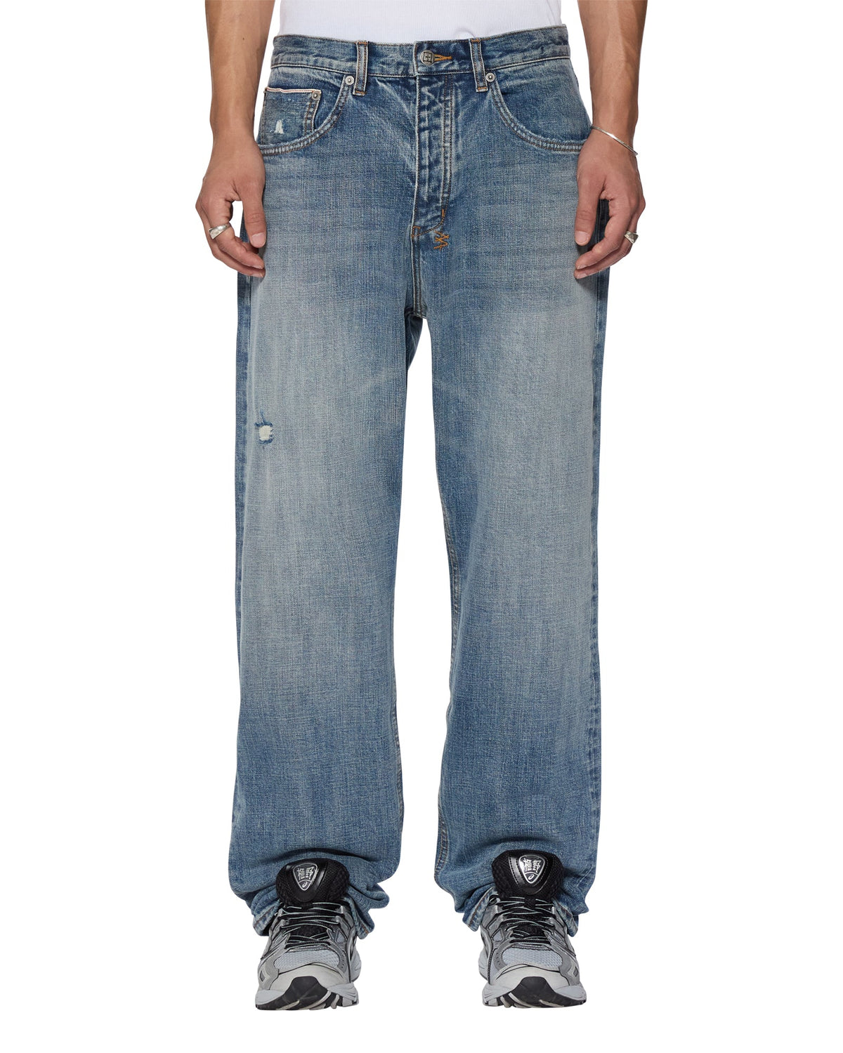MENS ANTI K SELVEDGE BLUE MOON DENIM JEANS