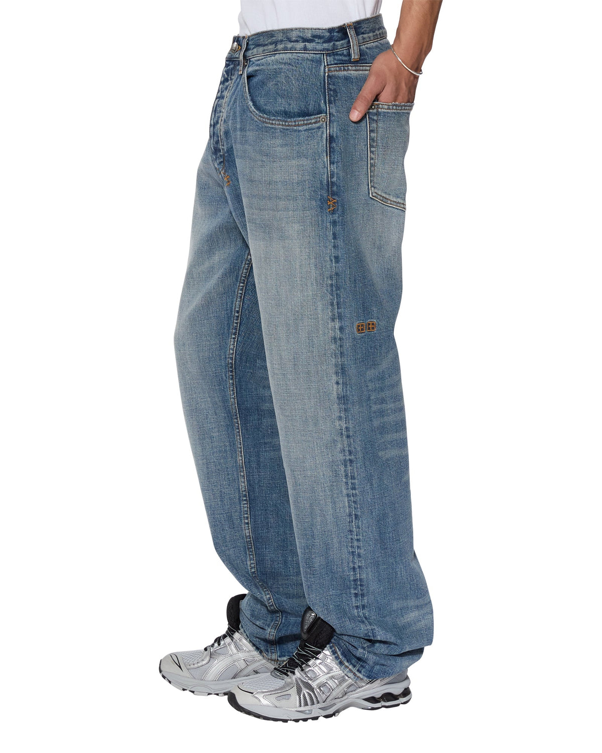 MENS ANTI K SELVEDGE BLUE MOON DENIM JEANS