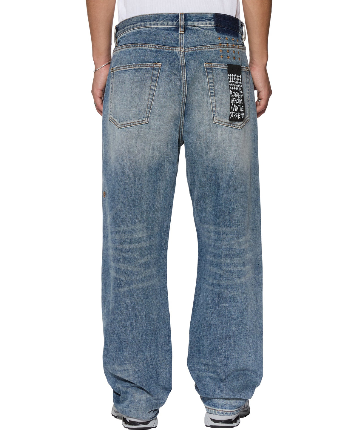 MENS ANTI K SELVEDGE BLUE MOON DENIM JEANS