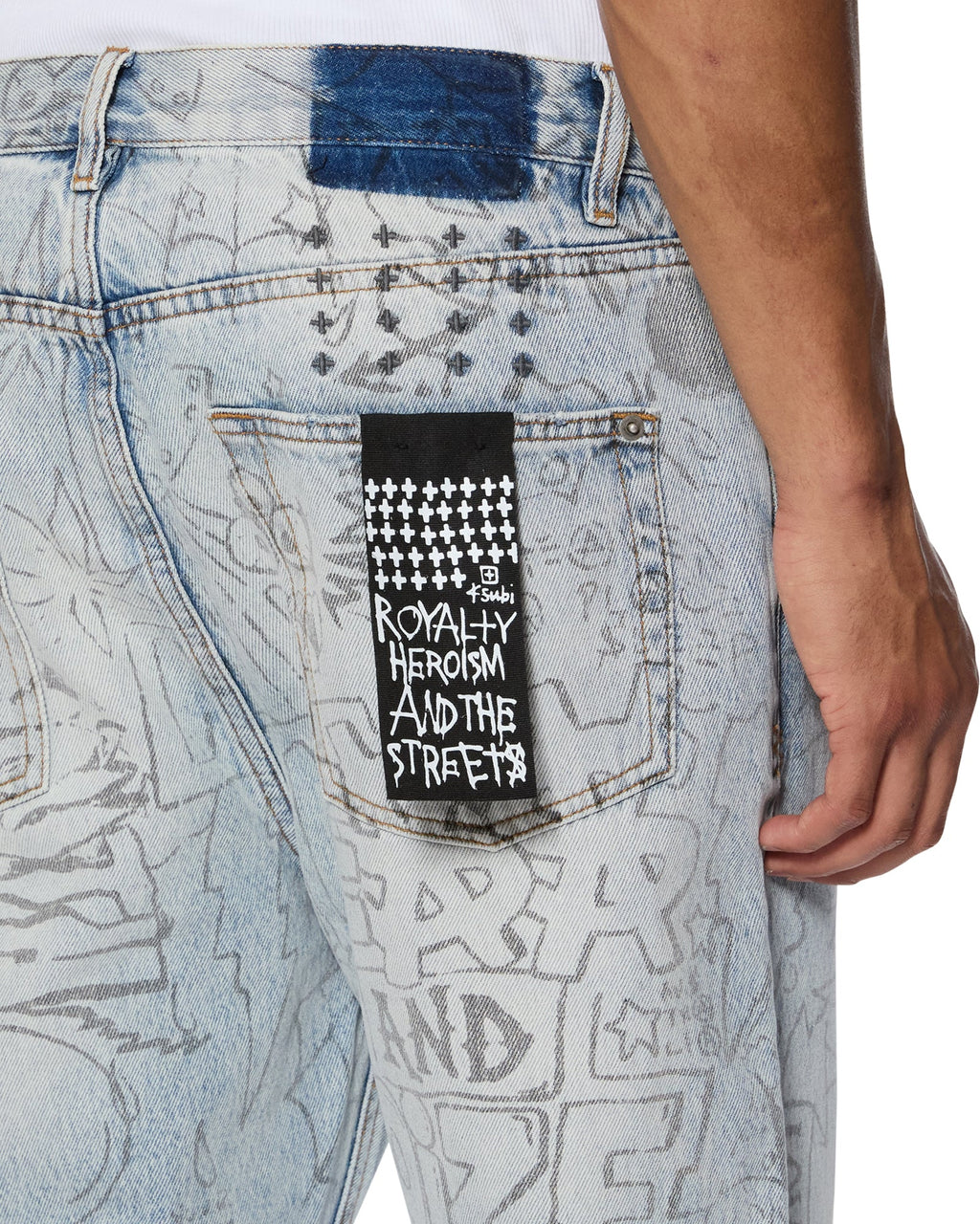 MENS ANTI K BUNKER BLUE NOIZE DENIM JEANS