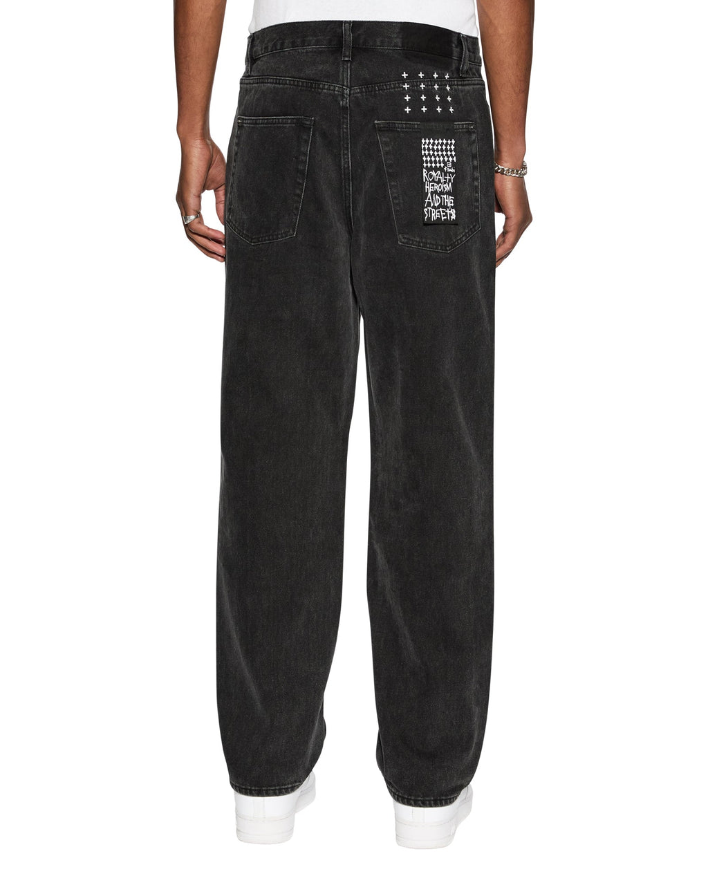 MENS ANTI K NOIR DENIM JEANS