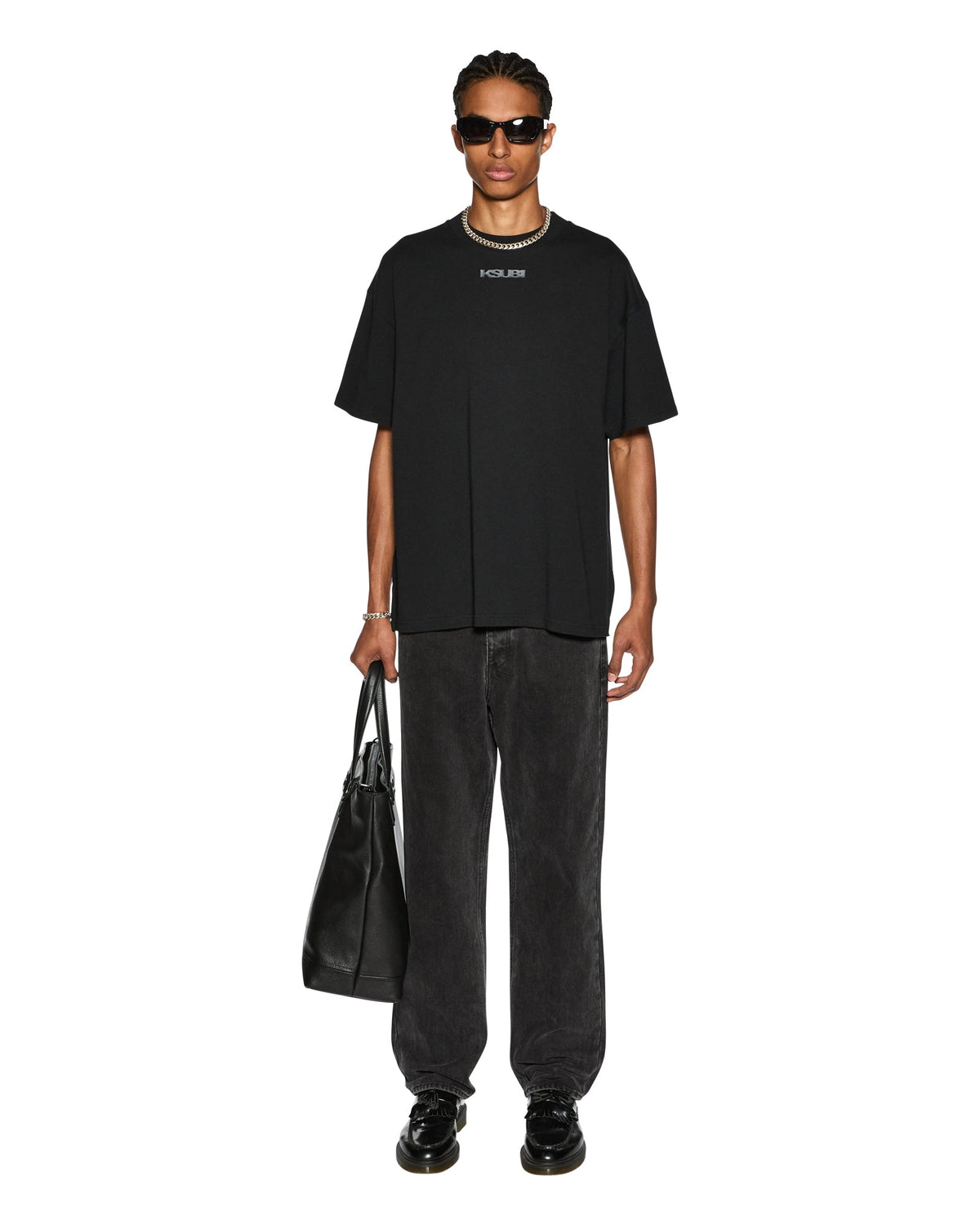 MENS ANTI K NOIR DENIM JEANS