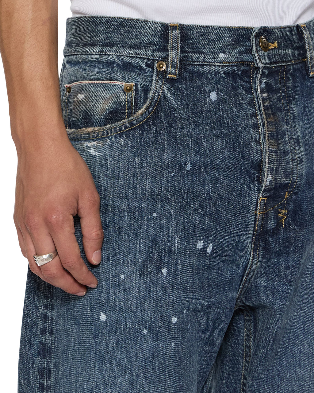 MENS ANTI K SELVEDGE ARTIST BLUE DENIM JEANS