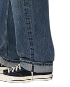 MENS ANTI K SELVEDGE ARTIST BLUE DENIM JEANS