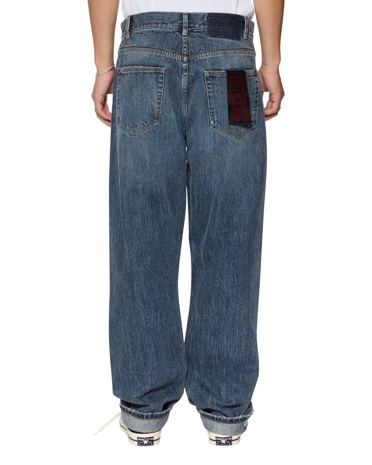 MENS ANTI K SELVEDGE ARTIST BLUE DENIM JEANS
